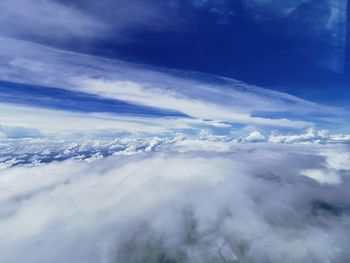 Scenic view of clouds in sky