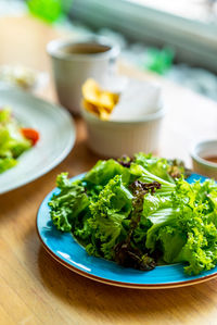 Close-up of meal served in bowl