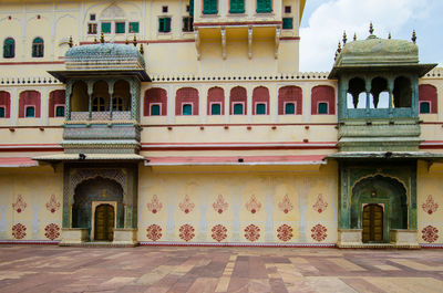 Facade of building