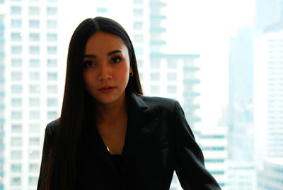 Portrait of a beautiful young woman