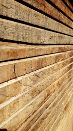 Full frame shot of textured wood
