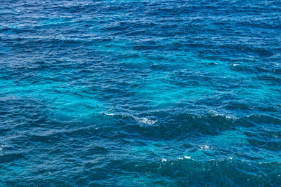 Full frame shot of blue sea