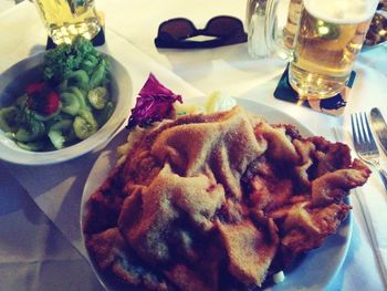 Close-up of food in plate