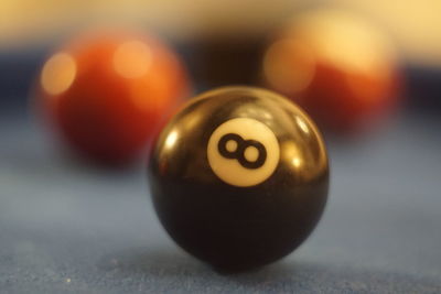 Close-up of ball on table