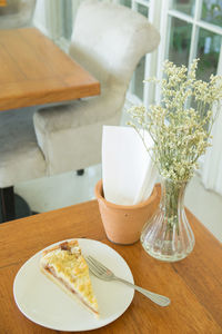 View of food on table