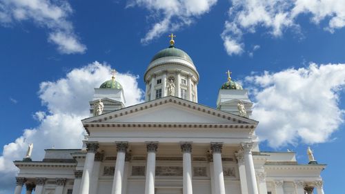 Low angle view of cathedral against sky