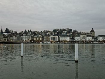 View of buildings at waterfront