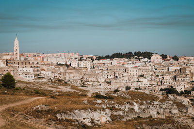 Old buildings in city