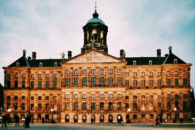 Low angle view of building against sky