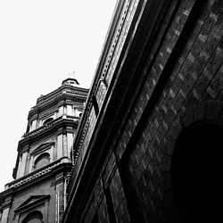 Low angle view of big ben