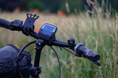 Close-up of bicycle