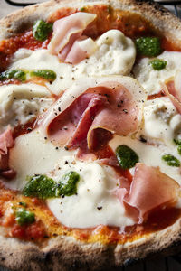 Close-up of pizza