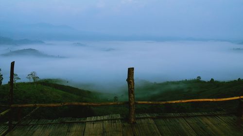 Scenic view of landscape against sky