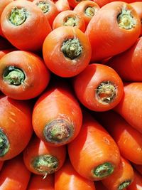 Full frame shot of oranges at market