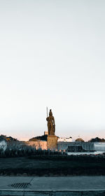 Statue of liberty against clear sky