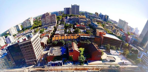 Panoramic view of city