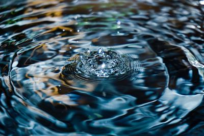 Full frame shot of water splashing