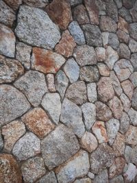 Full frame shot of cobblestone