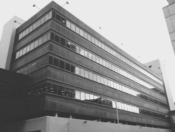 Low angle view of modern building