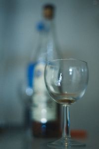 Close-up of beer in glass