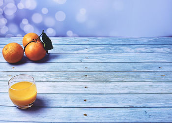 Fruits on table