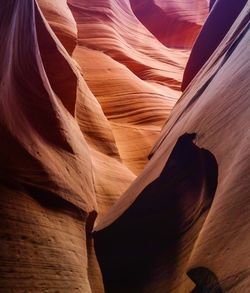 Rock formations in desert