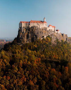 View of fort against sky