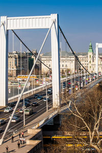 Elisabeth bridge and the parochial church of the assumption of the virgin