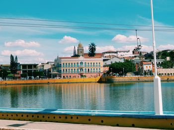 River with buildings in background