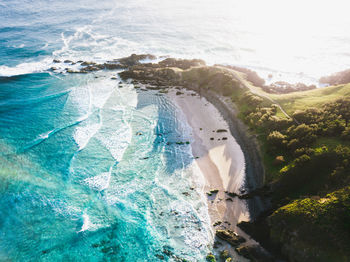 Aerial view of beach