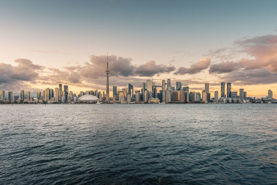 View of city at waterfront