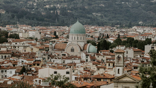 Aerial view of a city