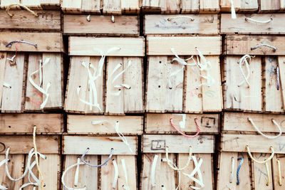 Full frame shot of wood
