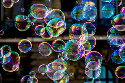 Close-up of bubbles