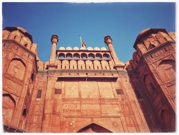 Low angle view of church