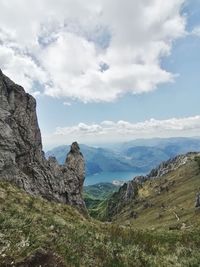 Scenic view of landscape against sky