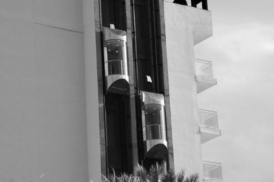 Low angle view of building against sky