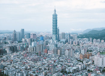 Aerial view of cityscape