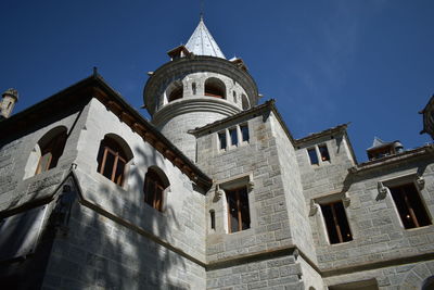 Low angle view of building against sky