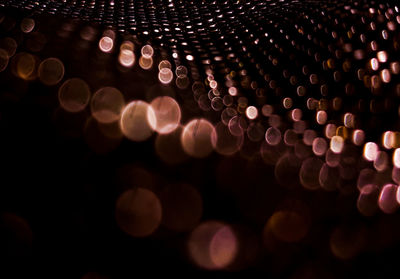 Defocused image of lights