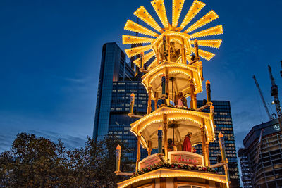 Low angle view of eiffel tower