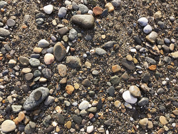 Full frame shot of pebbles