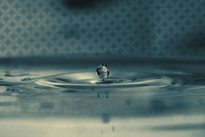 Close-up of rippled water