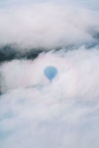 Full frame shot of snow against sky