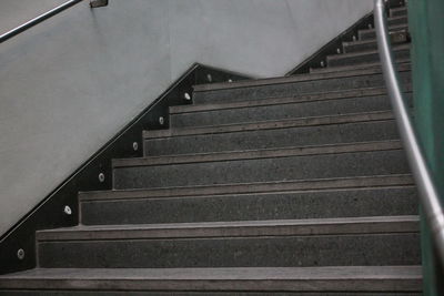 Low angle view of spiral staircase