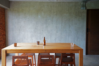 Interior architecture and decoration design decorated with brick and cement wall in industrial loft