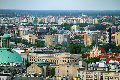 Cityscape against sky