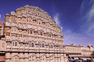 Low angle view of historical building against sky