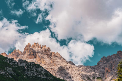 Panoramic view of the dolomites, italy. 