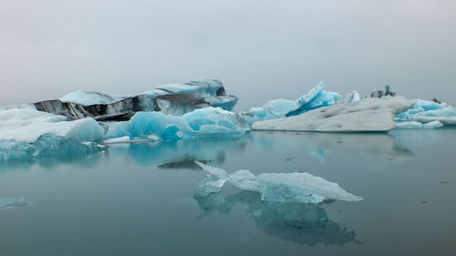 Floating ice